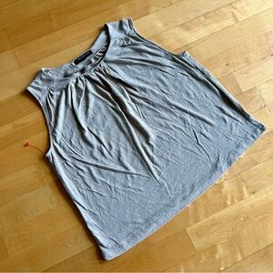 Banana Republic Linen / Poly Blend Tank Top, Tan, Size S